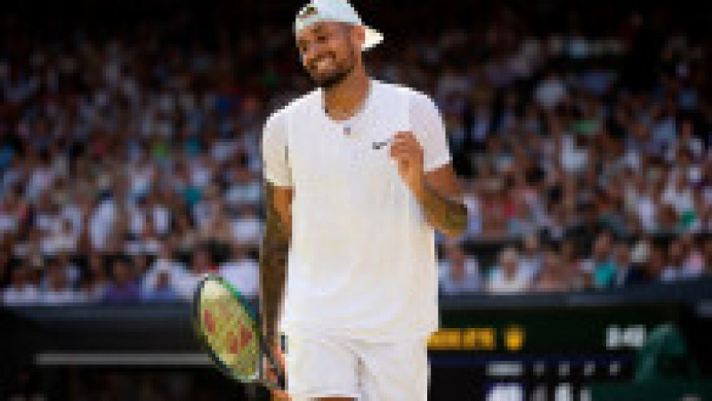 Pe parcursul turneului de la Wimbledon, Nick Kyrgios a cumulat amenzi în total de 17.000 dolari. Foto-Profimedia Images | Poza 8 din 11