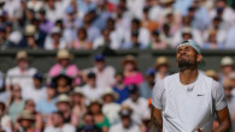 Pe parcursul turneului de la Wimbledon, Nick Kyrgios a cumulat amenzi în total de 17.000 dolari. Foto-Profimedia Images | Poza 3 din 11