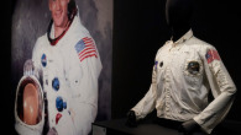 Jacheta cu care astronautul Buzz Aldrin a zburat spre Lună a fost vândută cu 2,8 milioane de dolari. Foto: Profimedia | Poza 2 din 13