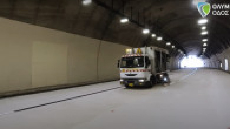 Primul tunel cu "asfalt alb" a fost inaugurat în Grecia. Sursa foto: Olympia Odos / YouTube | Poza 7 din 10