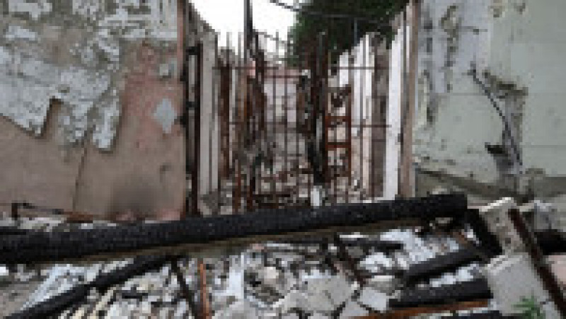 Efectele bombardamentelor rusești la Hostomel. Foto: Profimedia | Poza 4 din 9