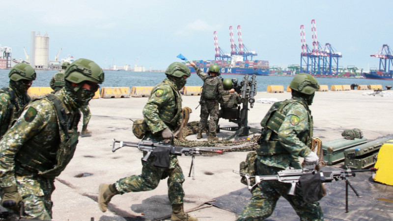 Taiwanul desfășoară cel mai mare exercițiu militar, cu muniție de război. Foto: Profimedia