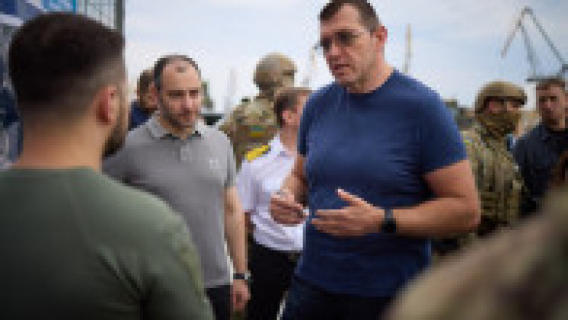 Volodimir Zelenski a vizitat portul Odesa Foto: president.gov.ua | Poza 8 din 16