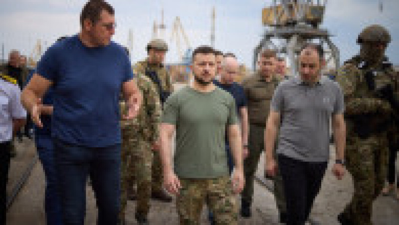 Volodimir Zelenski a vizitat portul Odesa Foto: president.gov.ua | Poza 9 din 16