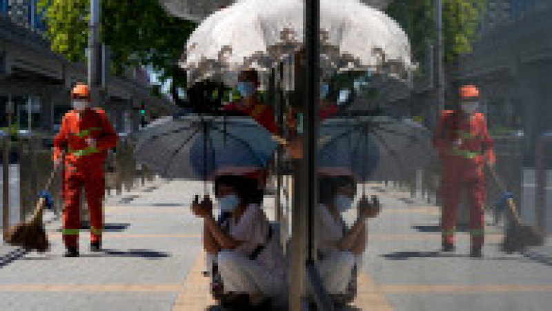 China se confruntă cu fenomene meteo extreme, precipitațiile record și valul de căldură arzător făcând ravagii. FOTO: Profimedia Images | Poza 7 din 9
