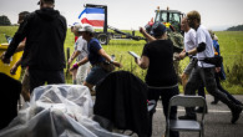 Protest al fermierilor olandezi față de planurile de reducere a numărului de animale. Foto: Profimedia | Poza 13 din 13