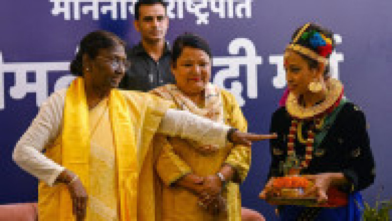 Droupadi Murmu a devenit prima preşedintă a Indiei provenită dintr-un trib. Foto: Profimedia Images | Poza 2 din 8