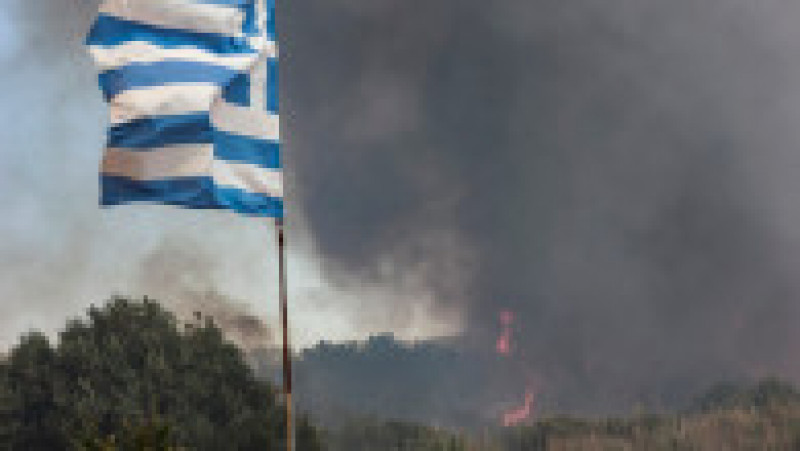 Grecia se confruntă din nou cu incendii și a avut nevoie de ajutor extern Foto: Profimedia Images | Poza 3 din 10