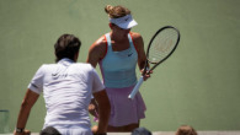Simona Halep, eliminată de Daria Snigur (Ucraina) în primul tur la US Open. Foto: Profimedia | Poza 9 din 9