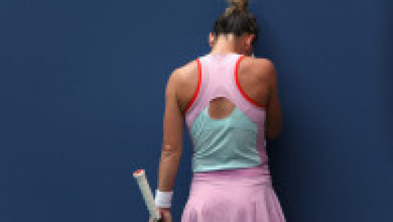 Simona Halep, eliminată de Daria Snigur (Ucraina) în primul tur la US Open. Foto: Profimedia | Poza 6 din 9