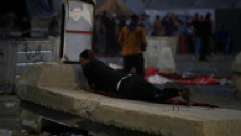 Violențe în Irak după ce influentul lider Moqtada al-Sadr și-a anunțat „retragerea definitivă”. 15 oamenii au murit. Foto: Profimedia | Poza 3 din 10