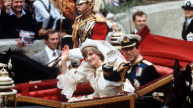 Imagine de la nunta prințului Charles cu prințesa Diana. Foto: Profimedia Images | Poza 26 din 27