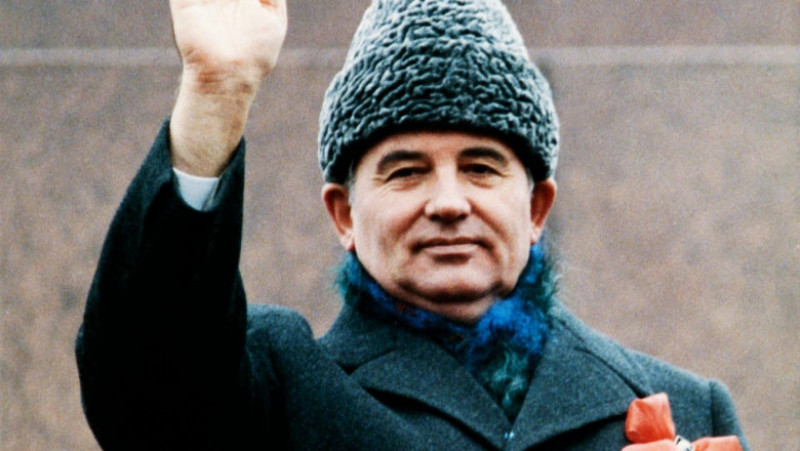 Mihail Gorbaciov la Berlin, în 1986. Foto: Profimedia