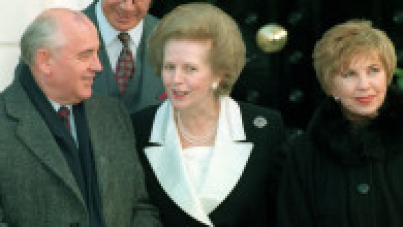 Mihail Gorbaciov și fostul premier britanic Margaret Thatcher. Foto: Profimedia | Poza 10 din 10