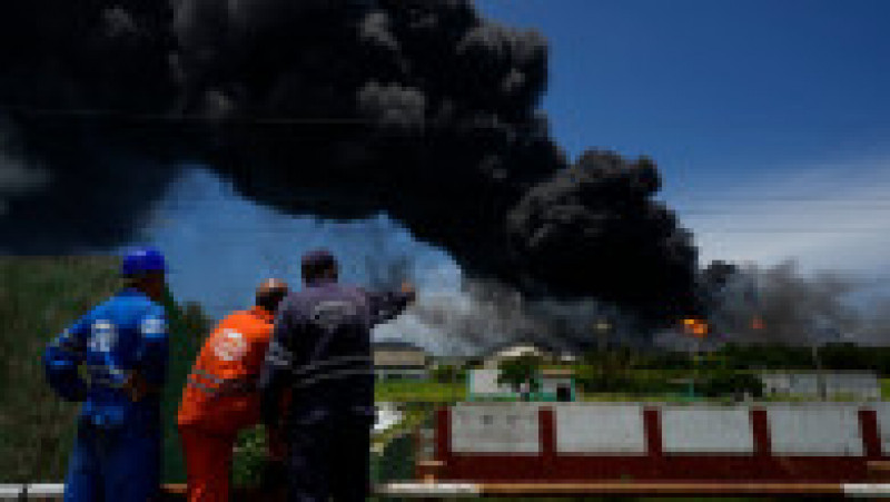 Incendiu uriaș la un depozit de petrol din Cuba Foto: Profimedia Images | Poza 6 din 11