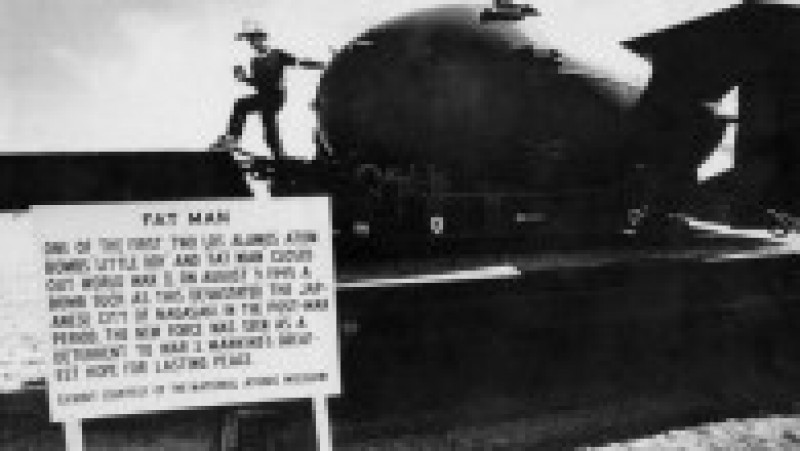 Pe 6 august 1945 avionul american Enola Gay a lansat bomba nucleară "Little boy" asupra orașului japonez Hiroshima. Trei zile mai târziu, bomba "Fat Man" a fost lansată asupra orașului Nagasaki, ducând la încheierea celui de-Al Doilea Război Mondial. Sursa foto: Profimedia Images | Poza 15 din 41