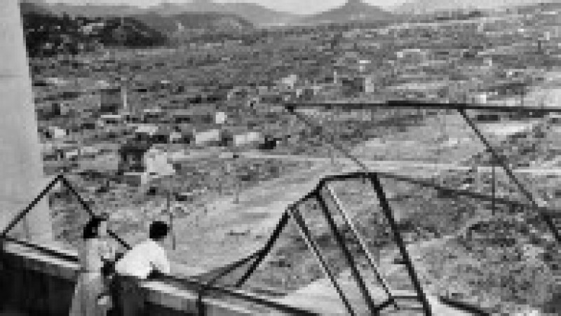 Pe 6 august 1945 avionul american Enola Gay a lansat bomba nucleară "Little boy" asupra orașului japonez Hiroshima. Trei zile mai târziu, bomba "Fat Man" a fost lansată asupra orașului Nagasaki, ducând la încheierea celui de-Al Doilea Război Mondial. Sursa foto: Profimedia Images | Poza 12 din 24
