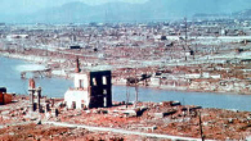 Pe 6 august 1945 avionul american Enola Gay a lansat bomba nucleară "Little boy" asupra orașului japonez Hiroshima. Trei zile mai târziu, bomba "Fat Man" a fost lansată asupra orașului Nagasaki, ducând la încheierea celui de-Al Doilea Război Mondial. Sursa foto: Profimedia Images | Poza 13 din 24
