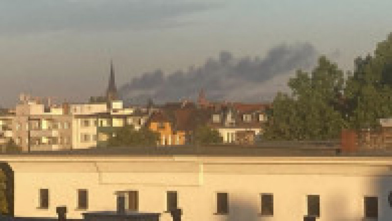 Fum peste Berlin din cauza incendiului din pădurea Grunewald Foto: Profimedia Images | Poza 8 din 14