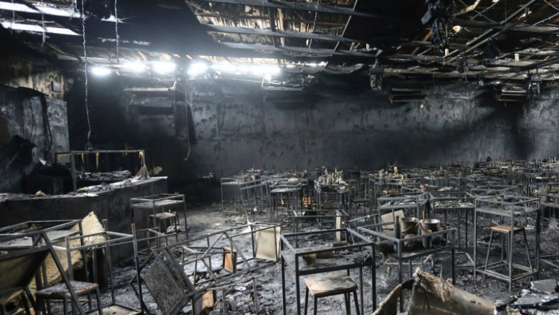 Incendiu într-un club din Thailanda. Foto: Profimedia Images