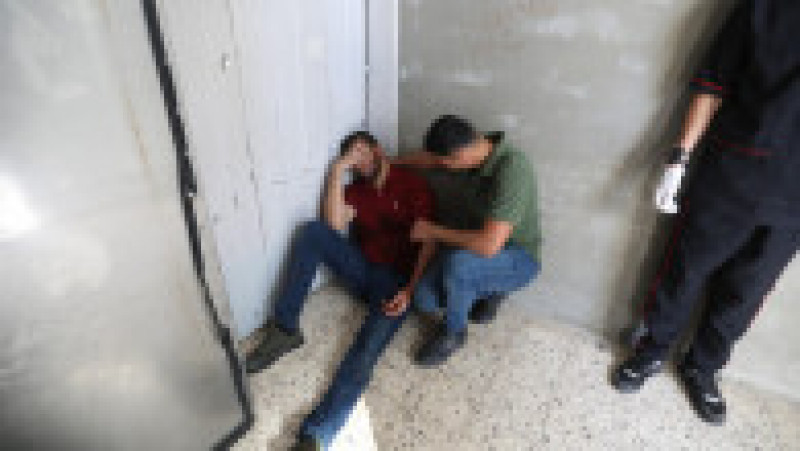 Palestinienii îl plâng pe Tayseer al-Jabari,comandantul ucis în raidul israelian Foto: Profimedia Images | Poza 8 din 14