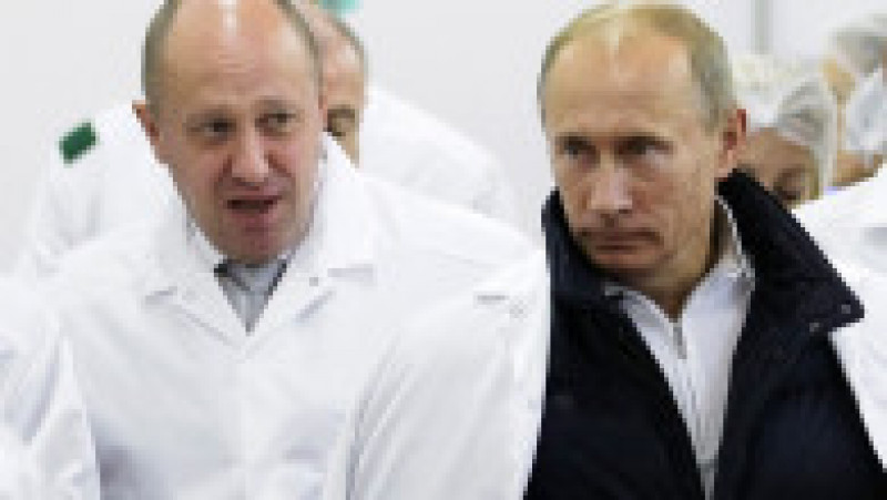 Evgheni Prigojin (stânga) era un vechi aliat al lui Vladimir Putin. Foto: Profimedia Images | Poza 2 din 9