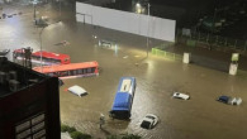 Cele mai puternice ploi și inundații din ultimii 80 de ani în Seul. FOTO: Twitter | Poza 3 din 6