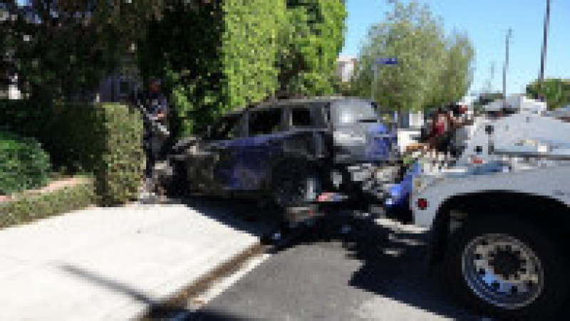 Anne Heche, în vârstă de 53 de ani, a fost spitalizată după ce maşina pe care o conducea a scăpat de sub control şi a intrat într-o locuinţă din Los Angeles care ulterior a luat foc. Sursa foto: Profimedia Images | Poza 5 din 17
