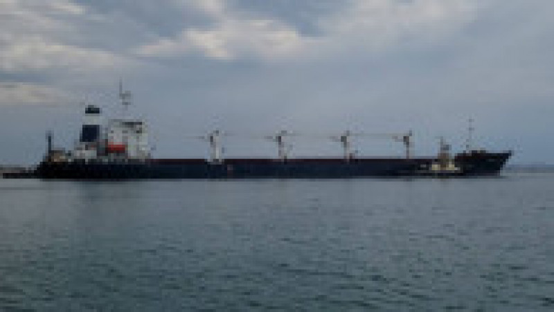 Prima navă cu cereale a părăsit Odesa în cadrul acordului dintre Ucraina și Rusia, negociat de ONU și Turcia, pentru exportul de alimente din Ucraina. Foto: Profimedia | Poza 33 din 69