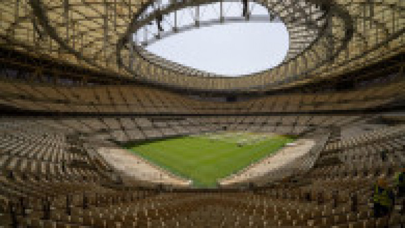 Stadionul, cu o capacitate de 80.000 de locuri, este situat în noul cartier Lusail, în nordul capitalei Doha. Sursa foto: Profimedia Images | Poza 19 din 19