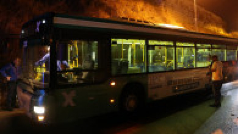 Şapte oameni au fost răniți într-un atac armat asupra unui autobuz, comis în centrul Ierusalimului. Foto: Profimedia | Poza 8 din 9