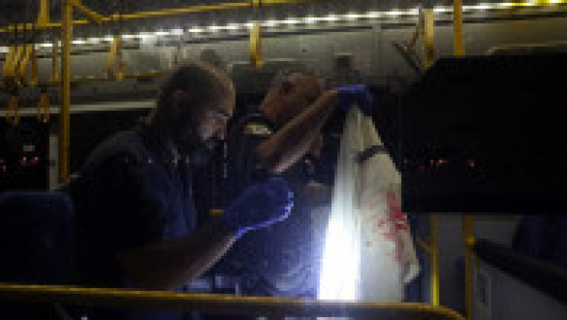 Şapte oameni au fost răniți într-un atac armat asupra unui autobuz, comis în centrul Ierusalimului. Foto: Profimedia | Poza 7 din 9