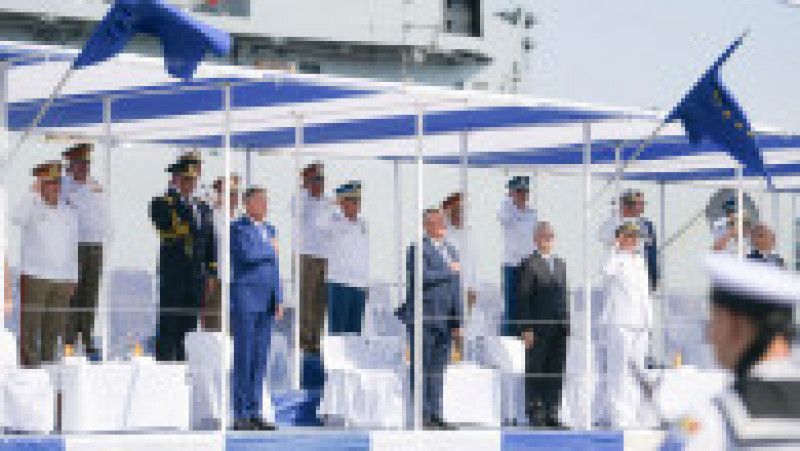Klaus Iohannis, de Ziua Marinei: Vom consolida postura NATO de descurajare și apărare în regiunea Mării Negre pe termen lung. FOTO: Administrația Prezidențială | Poza 3 din 4
