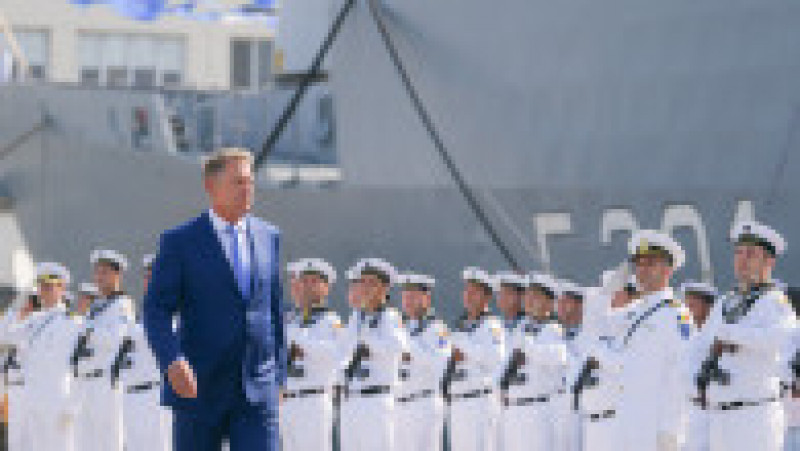 Klaus Iohannis, de Ziua Marinei: Vom consolida postura NATO de descurajare și apărare în regiunea Mării Negre pe termen lung. FOTO: Administrația Prezidențială | Poza 4 din 4