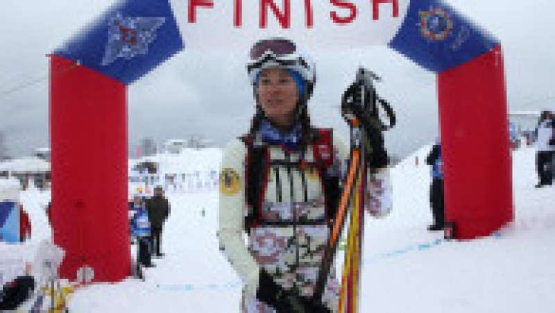 Adele Milloz a câștigat campionatul mondial de schi-alpinism (sau skimo) în 2017 organizat la Soci. Foto: Profimedia Images | Poza 6 din 9