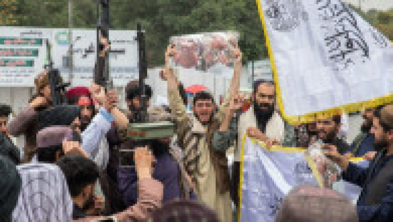 Talibanii au sărbătorit pe străzi un an de când sunt la putere. FOTO: Profimedia Images | Poza 5 din 12
