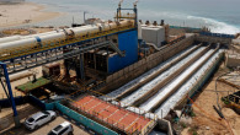 Apa din Marea Galileei a fost folosită pentru a satisface nevoile populației Israelului. Acum, pentru prima oară în istorie, apa va curge în direcția opusă. În poză: Centrul de desalinizare a apei din Hedra, Israel. Foto: Profimedia Images | Poza 7 din 11