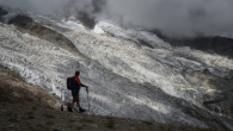 Ghețarii din Elveția se topesc din cauza valurilor de căldură. Foto: Profimedia | Poza 8 din 10