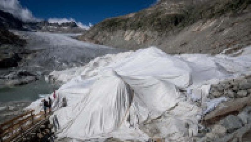 Ghețarii din Elveția se topesc din cauza valurilor de căldură. Foto: Profimedia | Poza 5 din 10