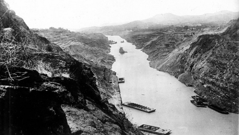 Construcția Canalului Panama în 1889. Sursa foto: Profimedia Images