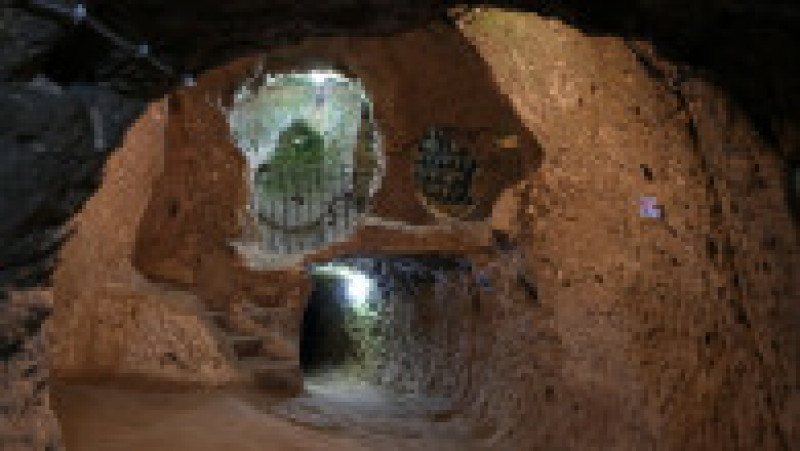 Labirintul de încăperi din orașul subteran Derinkuyu. Foto: Profimedia | Poza 5 din 18