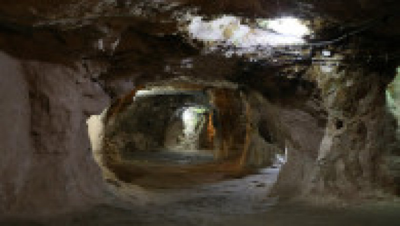 Labirintul de încăperi din orașul subteran Derinkuyu. Foto: Profimedia | Poza 3 din 18