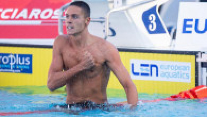David Popovici a înotat 100 de metri în 46 de secunde și 86 de sutimi Foto: Raed Krishan via Facebook David Popovici | Poza 15 din 17