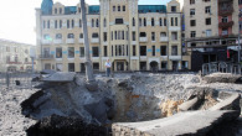 Rușii au atacat cartierul istoric din Harkov. Foto: Profimedia Images | Poza 12 din 12