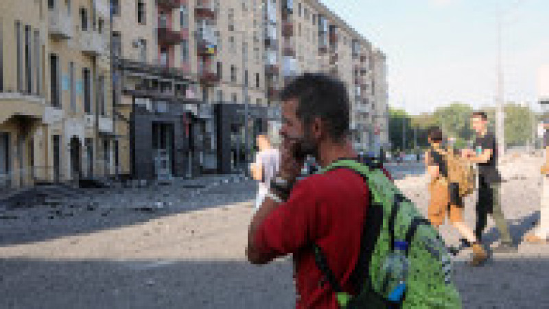 Rușii au atacat cartierul istoric din Harkov. Foto: Profimedia Images | Poza 7 din 12