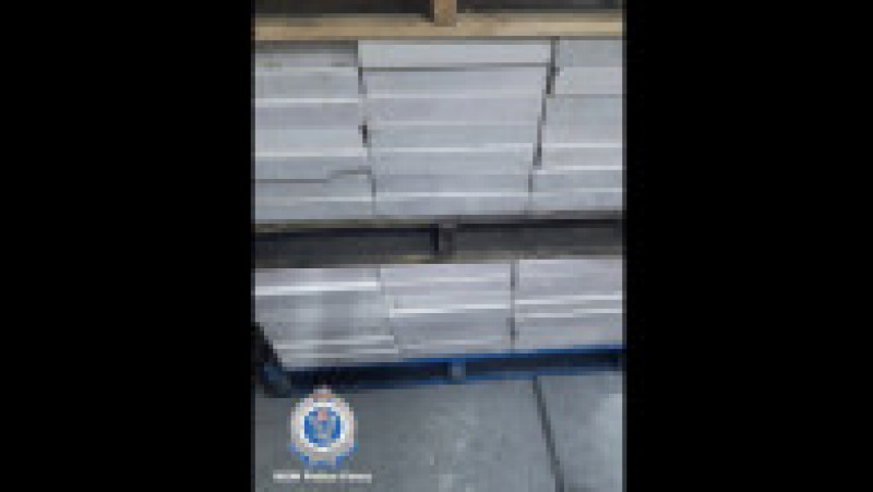 Aproape două tone de metamfetamină de peste un miliard de dolari, descoperite în plăci de marmură în containere maritime. FOTO: Facebook NSW Police Force | Poza 6 din 6