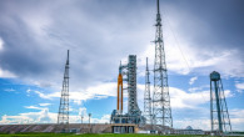 Misiunea inaugurală va testa noua rachetă numită Sistemul de Lansare Spațială, nava spațială Orion și mai multe componente proiectate pentru a face explorarea spațiului mai sigură pentru oameni. Foto: Profimedia Images | Poza 6 din 12