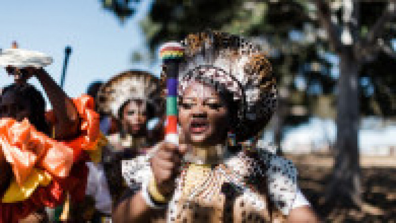 Încoronarea noului rege Zulu este celebrată cu ceremonii și dansuri exotice Foto: Profimedia Images | Poza 25 din 35