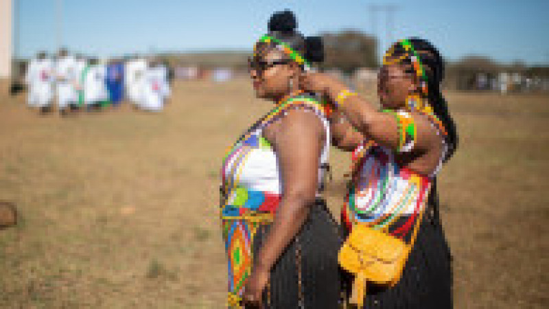 Încoronarea noului rege Zulu este celebrată cu ceremonii și dansuri exotice Foto: Profimedia Images | Poza 23 din 35