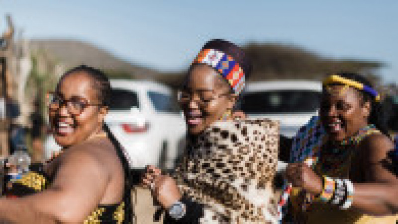 Încoronarea noului rege Zulu este celebrată cu ceremonii și dansuri exotice Foto: Profimedia Images | Poza 24 din 35